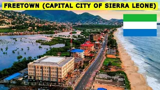 Sierra Leone - Freetown (Capital City ) From Above (Birds-Eye View Of The City) Amazing Landscape