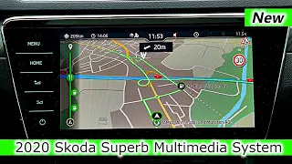 Skoda Superb 2020 New Multimedia Infotainment System & Digital Cockpit