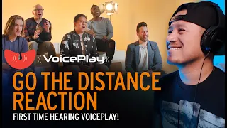 VoicePlay ft EJ Cardona Go The Distance  |  First Time REACTION