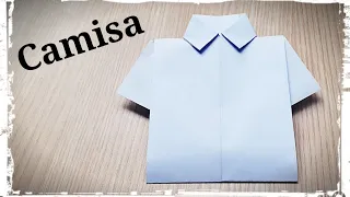 Camisa de Papel - Origami