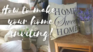 How to make your home feel inviting & welcoming | 10 ways