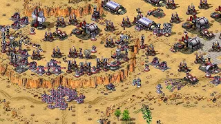 Red Alert 2 -- In the Pipe -- france vs 7 brutal Ai -- extra hard