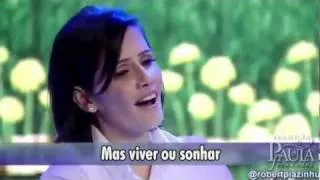 Paula Fernandes na pizza do faustao