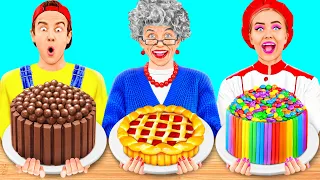 Кулинарный Челлендж: Я против Бабушки | Забавные Лайфхаки с Едой от TeenTeam Challenge