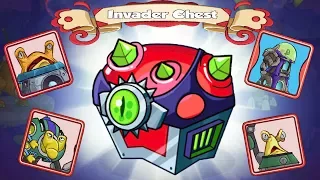 THE ALIEN OPENED THE CHEST! Conquest Tower Cartoon game for kids Pro FIGHTS and BATTLES in the Arena
