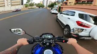 testando a yamaha  fazer 250 fz 25 o que achei da moto