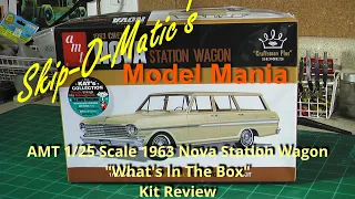 AMT 1/25 Scale 1963 Chevy II Nova Station Wagon Kit Review