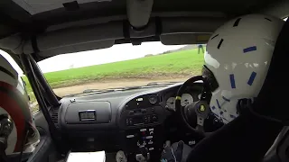 Osterrallye Zerf 2023 WP5 Oberzerf Dünker / Hanbuch #16 Onboard Lancer Evo 4