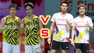 Final Kevin Sanjaya / Marcus Gideon vs Ong Yew Sin / Teo Ee Yi .. Malaysia Open #badminton