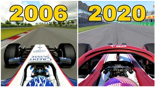Evolution of Sauber / Alfa Romeo in F1 Games