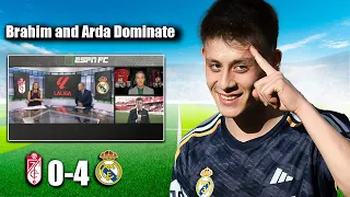 Granada vs Real Madrid 0-4 POST MATCH REACTION | Arda and Brahim!