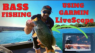 Bass fishing -Garmin Livescope - Lake Erie bass