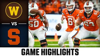 Western Michigan vs. Syracuse Game Highlights | 2023 ACC Football