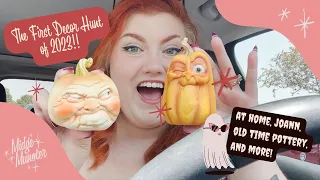 HALLOWEEN DECOR HUNTING JUNE 2023! | At Home, Joann, Spirit Halloween, Old Time Pottery, & Thrifting