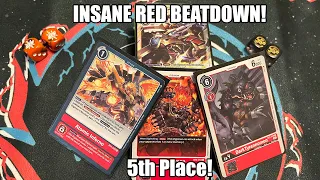 Digimon TCG: 5th Place Red Beatdown  Deck Profile