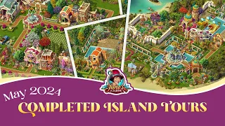 Full Orchid Island & Sunflower Island Tours for May 2024 from my game progress