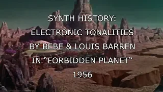 Forbidden Planet 1956 - First ever electronic movie soundtrack