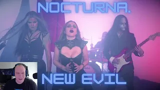 NOCTURNA - New Evil (Official Video) First time Reaction.