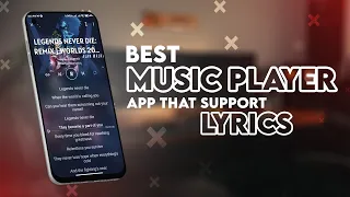 TOP 5 Best Android Music Players With Lyrics Support  | Best Free Offline Music Player 2021