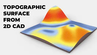 Create Topographic Surfaces from 2D CAD Files Using Grasshopper