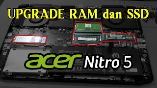 Upgrade RAM dan SSD Laptop Acer Nitro 5 AN515 57 52BQ