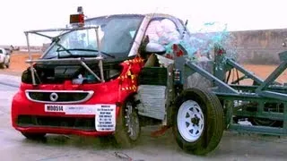 2013 Smart Fortwo Electric Drive | Side Crash Test by NHTSA | CrashNet1