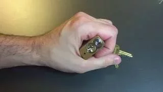 [238] Brinks Series 612 Brass Padlock Picked and Gutted