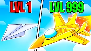 Level 1 vs Level 999 FASTEST PLANE in Roblox!