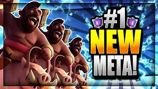 BEST HOG DECK EVER!? UNDEFEATED NEW META DECK!! Clash Royale Hog Rider Deck