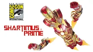 Hot Toys Retro Bones Iron Man Mark 41 Iron Man 3 Movie SDCC 2017 Exclusive Action Figure Toy Review