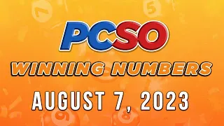 P45M Jackpot Grand Lotto 6/55, 2D, 3D, 4D, and Megalotto 6/45 | August 7, 2023