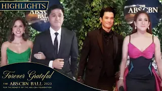 Kaye, Paul Jake, Diether and Jolina are total scene-stealers on the red carpet! | ABS-CBN Ball 2023