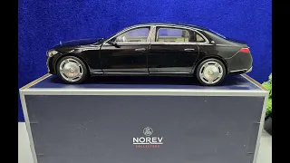 Unboxing and Review of Mercedes Maybach S680 1:18 Diecast by Norev