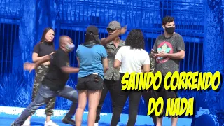 PEGADINHA SAINDO CORRENDO DE D0IS