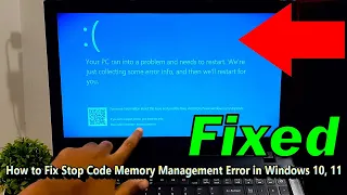 Fix Memory Management error Windows 10, 11 (Windows Stop code Fixed)