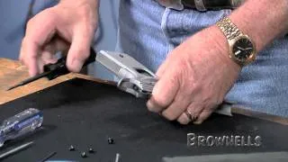 Brownells - Installing a main spring housing/mag well on a 1911