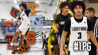 Meet The #1 PG in 2024 Class! Elliot Cadeau 2022 Peach Jam Highlights! Shifty Playmaker CAN GO