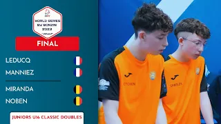 2023 World Series Bonzini - Junior U16 Classic Doubles Final - LEDUCQ - MANNIEZ vs MIRANDA - NOBEN