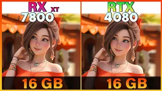 RX 7800 XT vs. RTX 4080 Tested in 10 Games | 1440p vs. 4K