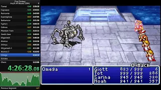 Final Fantasy 1 any% all bosses (GBA) speedrun - 5:16:29 (WR)