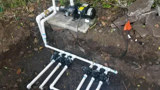 Irrigation Well Pump and Sprinkler System Install - Update