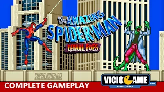 🎮 The Amazing Spider-Man: Lethal Foes (SNES) Complete Gameplay