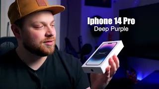 Iphone 14 Pro Deep Purple  Kicsomagolás (Unboxing) | Kezdő lépések . . .