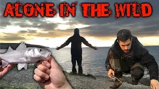 3 Days Alone in the Wilderness - Fishing, Bushcraft & Foraging for Wild Food