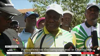 2024 Elections | Ramaphosa on the campaign trail in Ekurhuleni