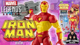 Marvel Legends Retro Iron Man & Plasma Cannon Deluxe Review