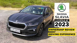 Skoda Slavia 2023 1.5 Style AT - Latest features and detailed comparison with all driving modes !!!