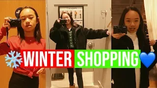 WINTER Shopping + Haul!! Vlogmas Day 14!! Nicole Laeno