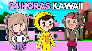 24 Horas en un Mundo Kawaii con el Team Anormal en Roblox !!