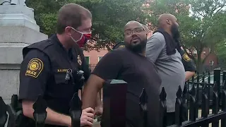 VIDEO: Portsmouth NAACP president arrested during protest in Olde Towne